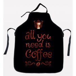 All You Need Is Coffee - Apron - BBQ-1067